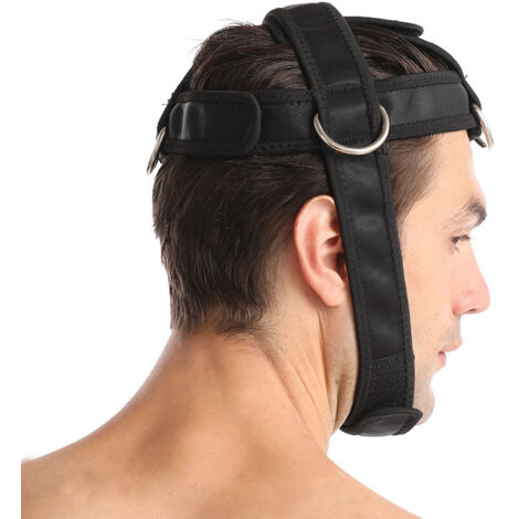 Harnais de renforcement du cou : Casque d'entraînement lesté réglable