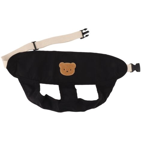 Harnais de sécurité pour chaise bébé portable, réglable et respirant, 54 cm noir