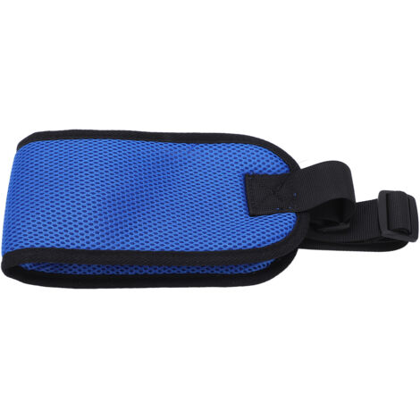 Harnais de sécurité pour fauteuil roulant en mesh aéré, ceinture de maintien pour seniors et soins à domicile.