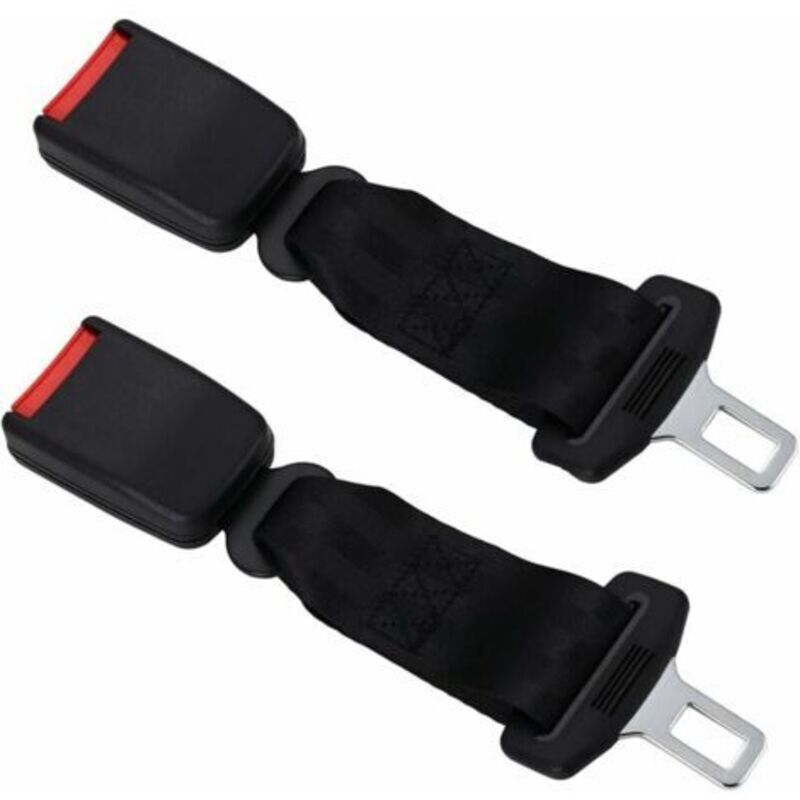 Harnais de siège de voiture de 23 cm, ceinture de sécurité pour enfant, sangle d'extension universelle de siège de sécurité pour enfant (paquet de 2)
