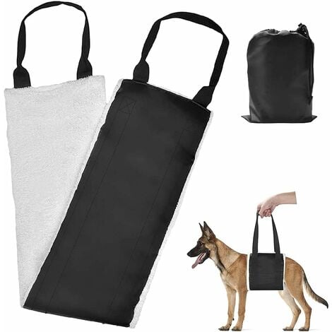 Harnais de soutien pour chien, harnais portable pour chien pour la rééducation du levage des pattes arrière et avant pour chiens handicapés, blessés et âgés (124 x 18 cm)