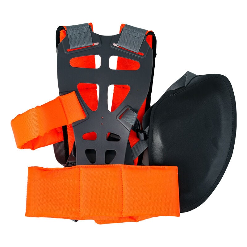 Harnais Debroussailleuse, Harnais pour Debroussailleuse Confort, Bretelles de Double Épaule, Tondeuse à Gazon Portage Universel pour Stihl