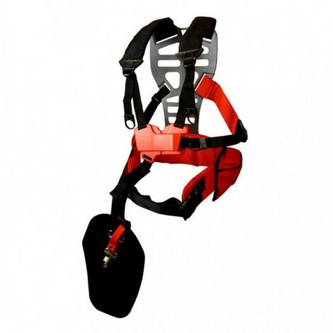 Harnais débroussailleuse Tracolla Pro – Ajustable et confortable – Rembourrage optimal – Poche porte outils – 3 systèmes de libération rapide – Tecomec