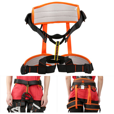 Harnais d'escalade et d'alpinisme avec système anti-chute pour activités outdoor