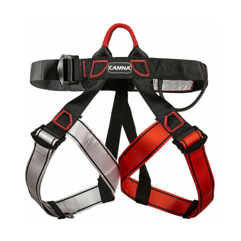 Harnais d'escalade pour fixer le matriel d'escalade antichute, harnais d'escalade pour hommes, demi-harnais plus large pour l'alpinisme, les