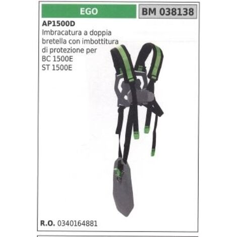 Harnais double EGO avec rembourrage pour BC 1500E ST1500E
