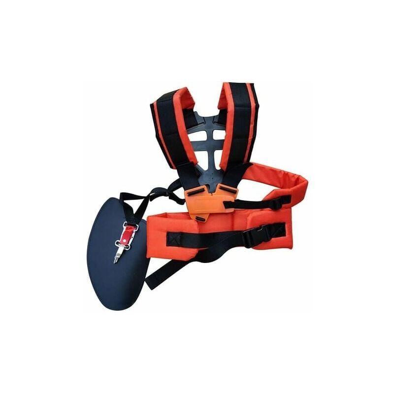 Jusch - Harnais Effort Réglable Confortable,Harnais à Epaule Pratique Confort Pour Débroussailleuse Tondeuse à Gazon Universal Machine De Jardin