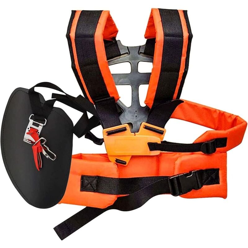 Harnais Effort Réglable Confortable,Harnais à Epaule Pratique Confort Pour Débroussailleuse Tondeuse à Gazon Universal Machine De Jardin Accessoire