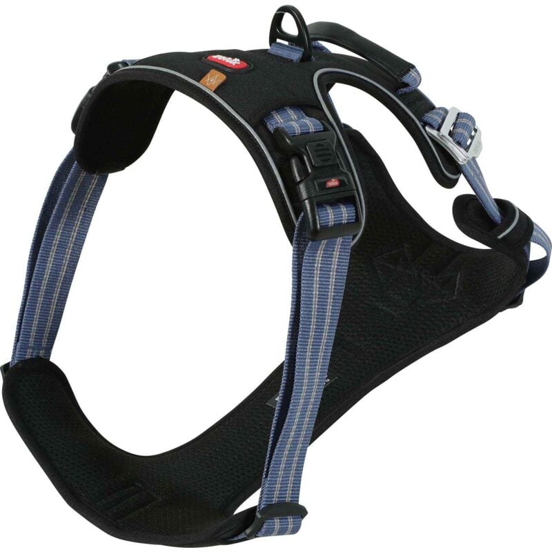 Zolux - Harnais en tissu respirant bleu Bivouak s