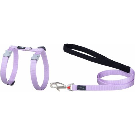 Harnais et Laisse Pastel pour chat : Violet pastel