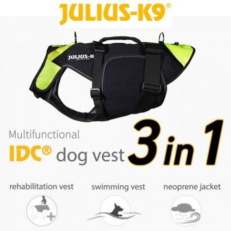 Harnais Gilet de sauvetage IDC 3 en 1 - Julius K9 Désignation : Harnais taille M Julius K9 600246