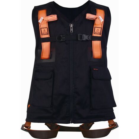 HARNAIS GILET DELTA PLUS 2 POINTS D'ACCROCHAGE (DORSAL/STERNAL) TAILLE XXL - HAR12GILNOXX