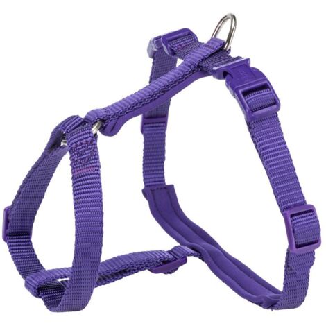 Harnais H XL avec laisse Premium, taille 33-57cm/13mm,  violet. pour chats - Trixie