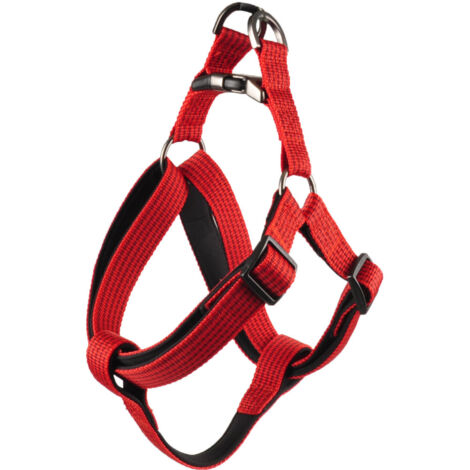Harnais Jannu XS 20-35 cm 15 mm  rouge pour chien - Flamingo