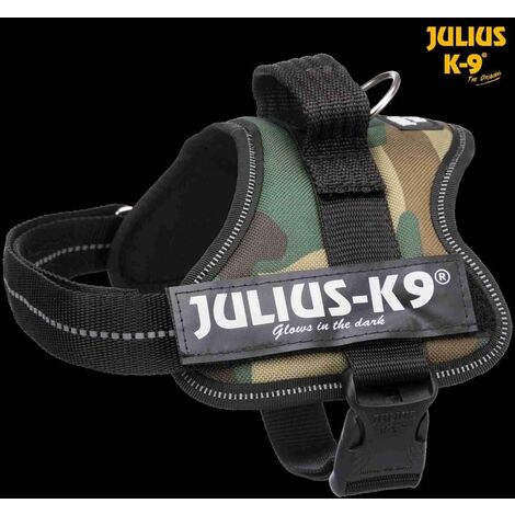 Julius-k9® harnais power - mini/S: 51-67 cm/28 mm, camouflage