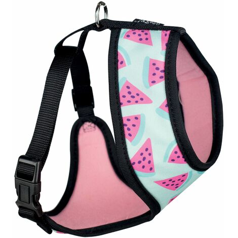 Harnais motif pastèques Coloris Rose Taille : XS