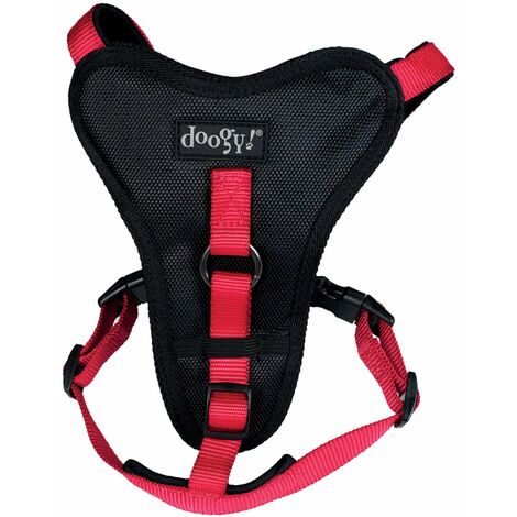 Harnais nylon chien Classica Rouge Doogy Taille : S