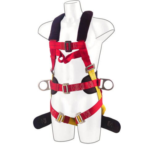 Harnais Portwest 3 Points Confort Plus couleur : Rouge taille  - PORTWEST