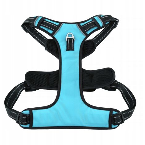 Harnais pour caniche HUGGY DOGGY réglable avec protection réfléchissante et solide XS