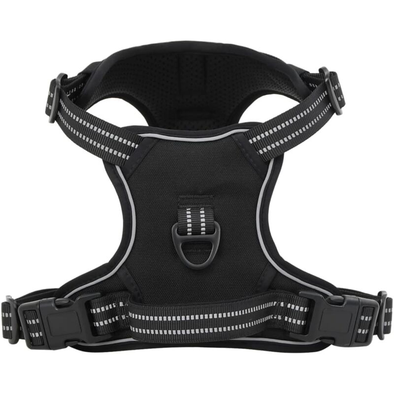 Harnais pour chien avec laisse et collier réglables noir s - Vidaxl