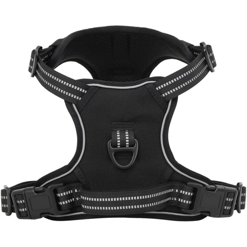 Harnais pour chien avec laisse et collier réglables noir s - Vidaxl