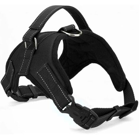 Harnais pour Chien avec poignée, Facile à contrôler, Sangle de Poitrine réglable, avec Poignée Contrôle,Respirant,Durable