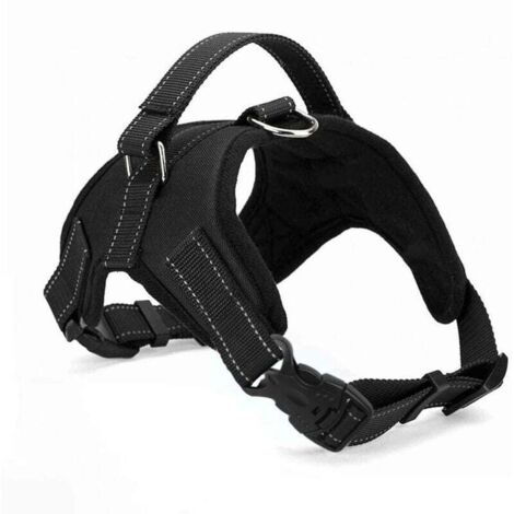 Harnais pour chien avec poignée, facile à contrôler, sangle de poitrine réglable, avec poignée de contrôle, respirant et Durable XL