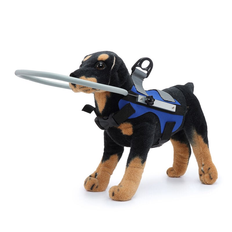 Harnais pour chien aveugle Gilet de protection pour chiens Empêcher les collisions Anneau pour chiens avec yeux malades aveugles Anneau de gilet pour