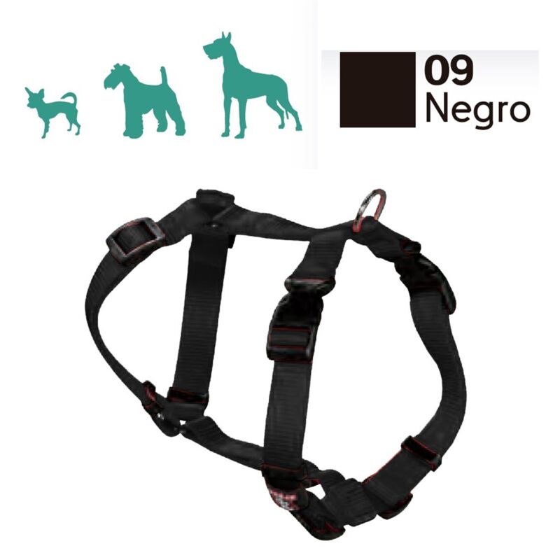 Harnais pour chien en nylon basique 1.5m Harnais pour chien en nylon basique 1.5m