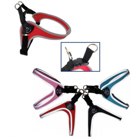 Harnais Pour Chien Réfléchissant Fermeture De La Laisse    Taille 1.5cm Pour Chiens Jusqu'à 4kg