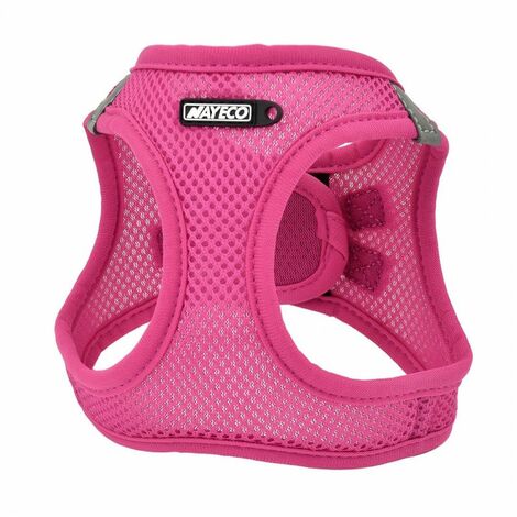 harnais pour chien respirant NAYECO FÚCSIA taille S 40-45 cm