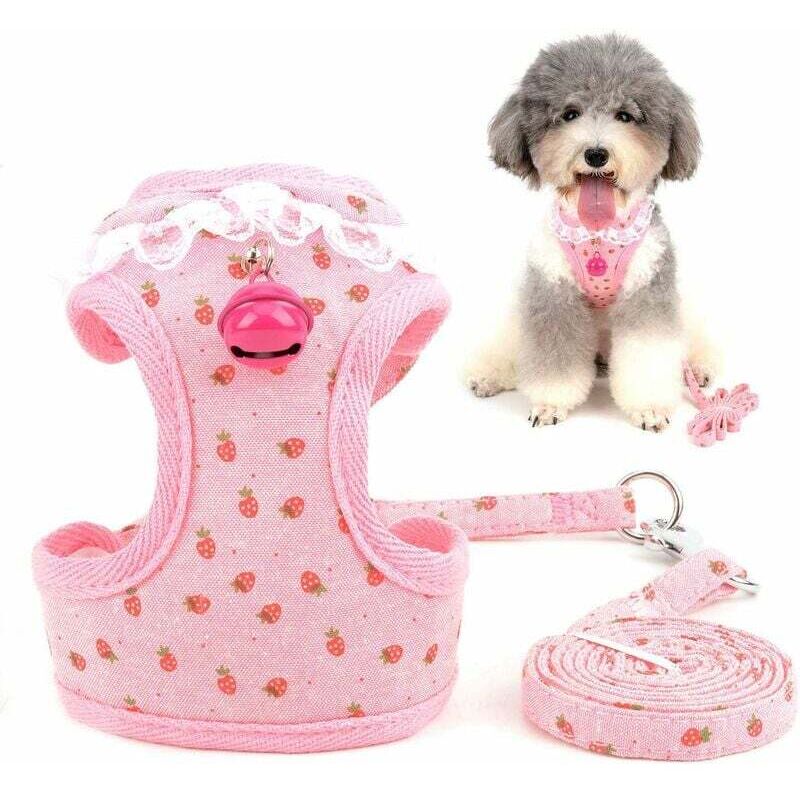 Harnais pour Chien （Rose M）-Fei Yu