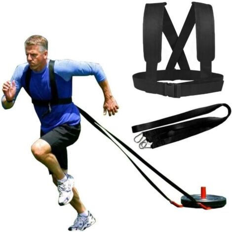 Harnais pour traîneau - Ceinture d'entraînement de force et de puissance - Ceinture de résistance - Harnais d'entraînement