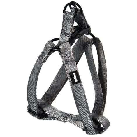 Harnais réglable, réfléchissant, L, 25mm/65-80cm, gris