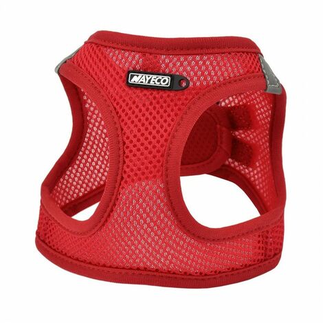 harnais respirant pour chien NAYECO RED taille S 40-45 cm