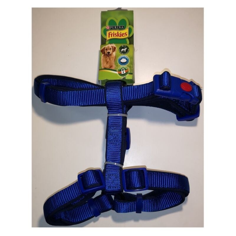 Friskies - Extra-Soft Blue Harness for Dogs - Size ml Purina