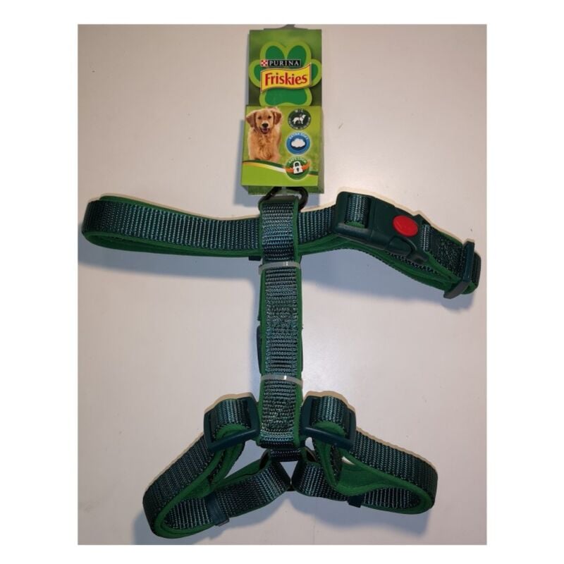 Friskies - Extra-Soft Green Harness for Dogs - Size ml Purina