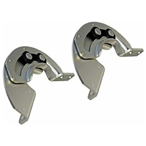 harnière de porte cachée à 90 degrés Équipement industriel Porte d'armoire en acier au carbone Charnière à limite coulissante fixe Quincaillerie de meubles à deux pieds (1 paire)