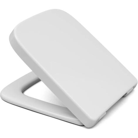 LE SANITAIRE HAMBERGER 531554 WC-Sitz Makira SoftClose mit Edelstahl-Bügelscharnier B0302Y we