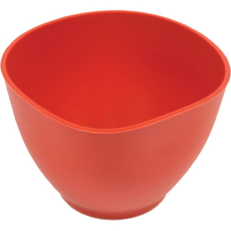 HAROMAC Gipsanrührbecher, rot, aus Gummi, Super Flexibel, konisch, Fliesen, Gips