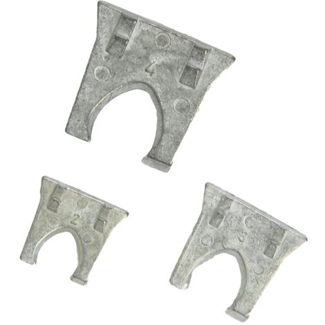 Haromac occhiello metallica per cunei, Set, 3 teilig, 30490030SB