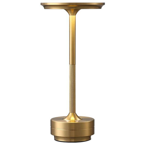 AUTRES Harper Living Rechargeable LED Table Lamp, Gold Finish, Colour changing (3000K-6000K) and Dimmable