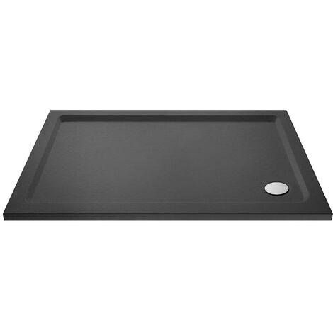 Harper Rectangle 700 x 1200mm Shower Tray Slate Grey