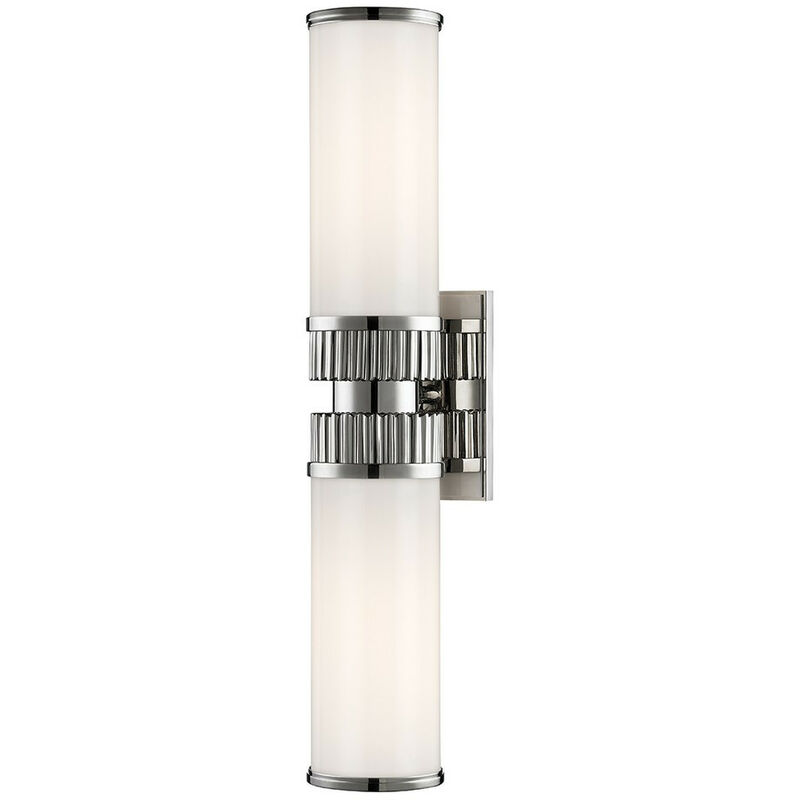 Harper Staffa a 2 luci per bagno Nichel lucido