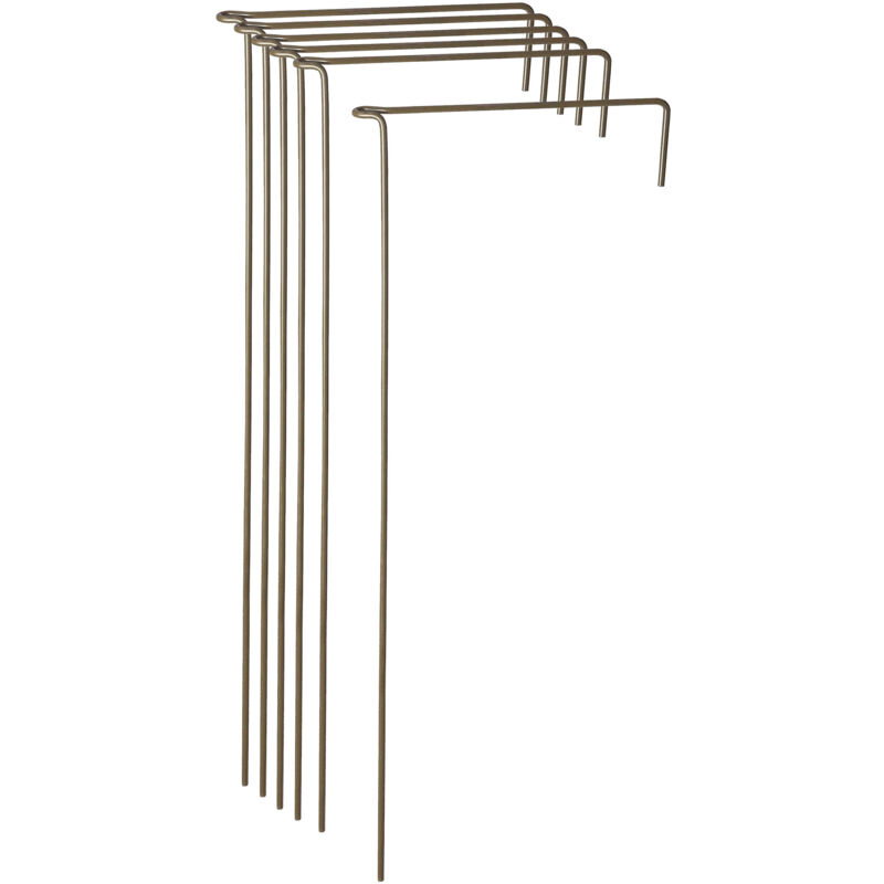Harrod Horticultural - Support à plantes en acier (Lot de 6) 75 cm