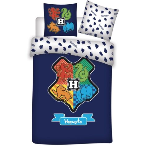 Harry Potter Bettwäsche – 100 % Bio-Baumwolle für Fans 140x200 cm