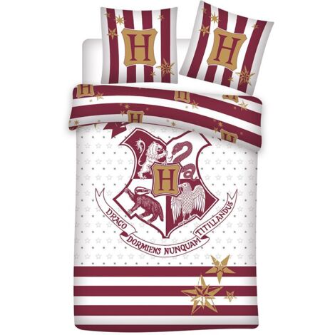 Harry Potter Bettwasche Set 100% Bio-Baumwolle 2x Kissenbezüge