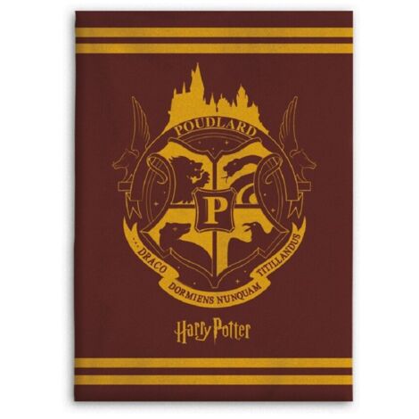 Harry Potter Decke – Wohndecke 130x160 cm für Kinderzimmer und mehr