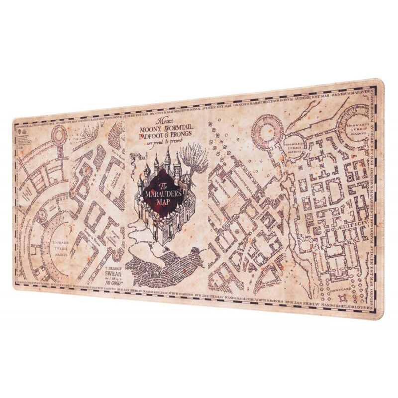 Grupo Erik - Harry Potter - Xxl Marauder's Map Gaming-/schreibtischunterlage (80 X 35 Cm)