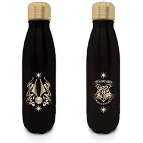 Harry Potter, mini bottiglia d'acqua in metallo con boccino di Quidditch, 540 ml, per ragazzi e ragazze, regalo per ragazze e ragazzi, Harry Potter, regalo per donne e donne, prodotto ufficiale